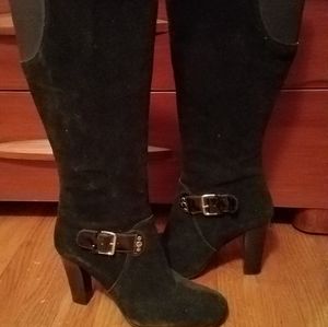 Franko Sarta Tall Black Boot Size 9